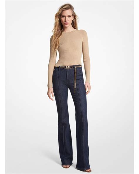 michael kors bootcut jeans.